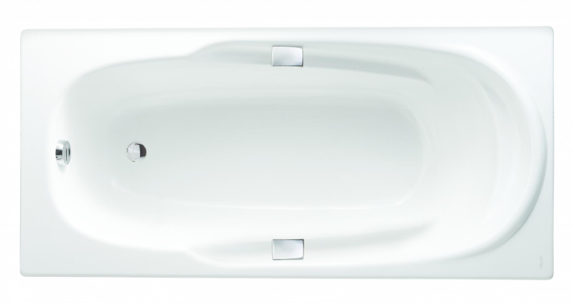 Чугунная ванна 170х80 Jacob Delafon Adagio E2910-00 с отверстиями для ручек