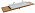 Столешница под раковину 200 см Jacob Delafon Parallel EI24-2000-P12, белый дуб