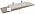 Столешница для раковины Jacob Delafon Parallel EB08-1800-N18 белый блестящий