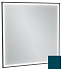 Зеркало с подсветкой 80 см Jacob Delafon Allure EB1435-S47, лакированная рама сине-зеленый сатин