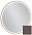 Зеркало с подсветкой 90 см Jacob Delafon Odeon Rive Gauche EB1290-S32, лакированная рама светло-коричневый сатин