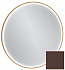 Зеркало с подсветкой 90 см Jacob Delafon Odeon Rive Gauche EB1290-F32, лакированная рама ледяной коричневый сатин