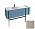 Комплект мебели 145 см Jacob Delafon Nouvelle Vague с раковиной EXAP112-Z-00, тумбой EB3038-NR2, коричневая кожа