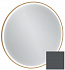 Зеркало с подсветкой 90 см Jacob Delafon Odeon Rive Gauche EB1290-S17, лакированная рама серый антрацит сатин