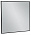 Зеркало 80 см Jacob Delafon Silhouette EB1425-S14, лакированная рама черный сатин