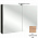 Зеркало-шкаф с подсветкой 100 см Jacob Delafon EB1365-E70, арлингтонский дуб